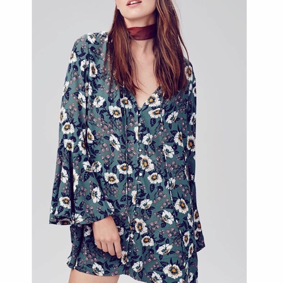 Free People Tops - Free People Magic Mystery Floral Tunic XS